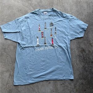 Men’s XXL Hanes Beefy Tee Charleston South Carolina T Shirt